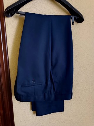 Traje de chaqueta azul