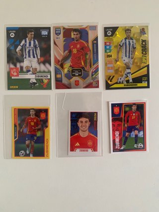 Cromos de fútbol Zubimendi