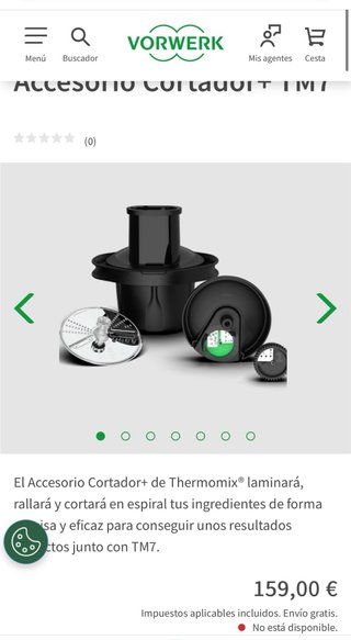 Accesorio Cortador+ para Thermomix TM7