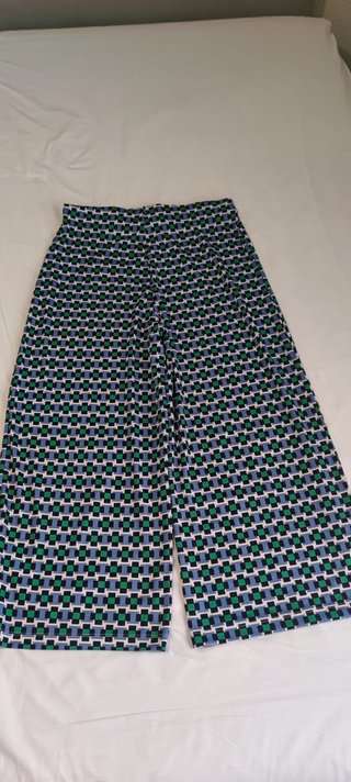 Pantalones anchos estampados talla L