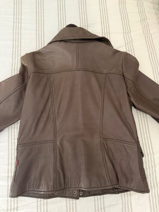 Chaqueta de piel vintage Jackpot Talla XL