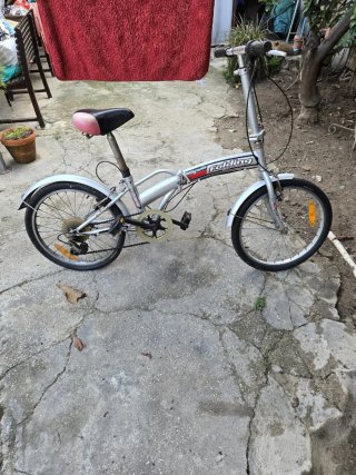 Bicicleta Plegable Plata