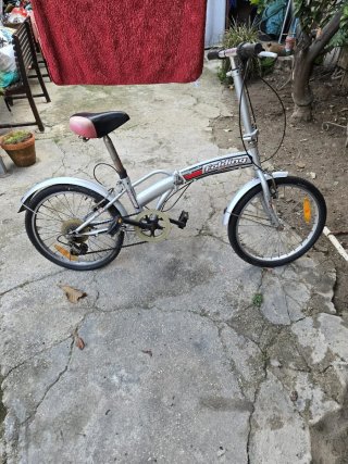 Bicicleta Plegable Plata