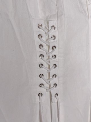 Top Zara Stile Corsetto Bianco Nuovo