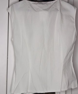 Top Zara Stile Corsetto Bianco Nuovo