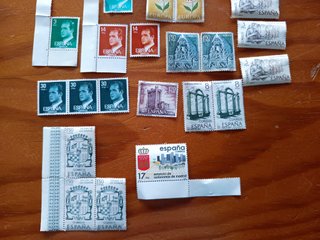 Lote de sellos antiguos España
