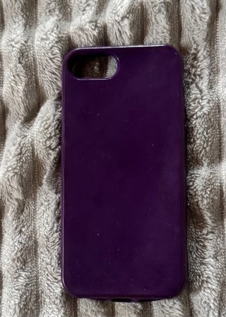 Custodia in silicone viola per iPhone 5c