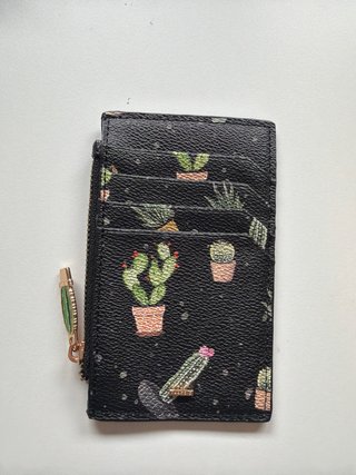 Bolso de mano con estampado de cactus