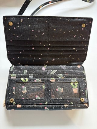 Bolso de mano con estampado de cactus
