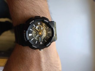 Orologio Sector Uomo Nero e Argento