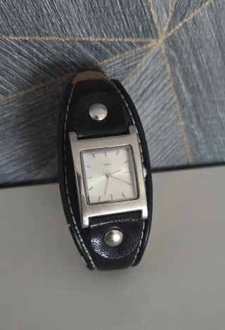 Reloj Oozoo Vintage Cuadrado Negro
