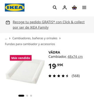 Cambiador de bebé con estampado