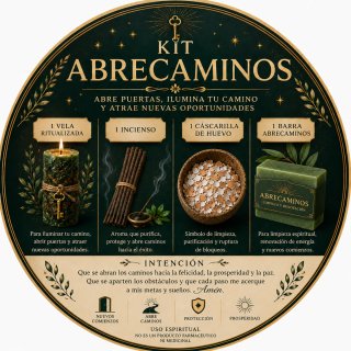 Kit Abrecaminos Ritualizado