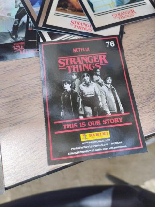 Cartas Stranger Things para intercambiar
