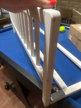 Barrera Cama Nido Blanca Madera 90x36