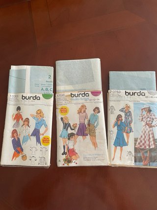 Patrones BURDA años 70