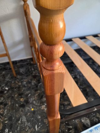 Litera madera y metal impecable