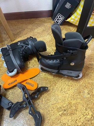 Patines en línea negros