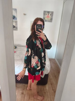 Kimono Armonías Talla Única Estampado