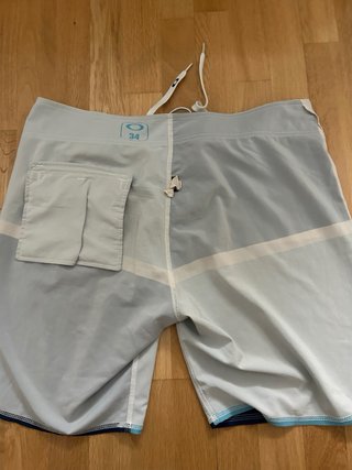 Bañador Oakley Talla 34 Azul y Blanco