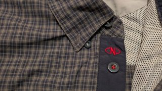 Camicia Northland a quadri marrone/grigio