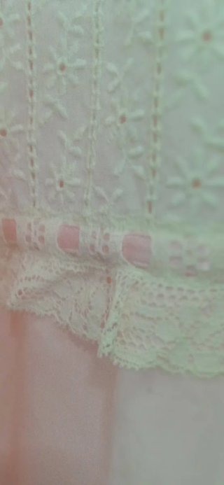 Bata de batista vintage rosa