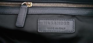 Borsa Jil Sander Pelle Morbidissima Blu
