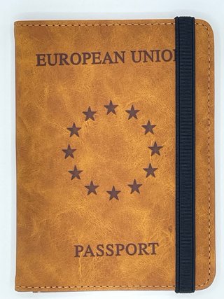Funda Pasaporte Cartera Viaje UE