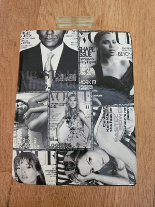 Bolso clutch revista