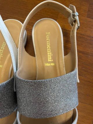 Scarpe Formentini donna pelle bianche/argento nr 3