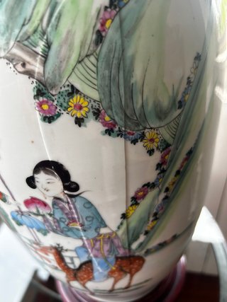 Jarrón chino de porcelana  Venta en persona