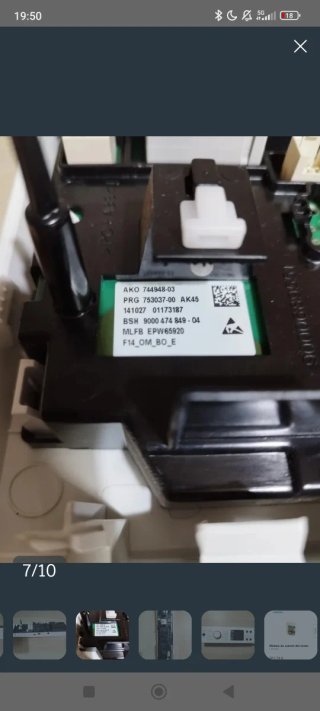 Lavadora Bosch Cuadro de mandos Serie 6
