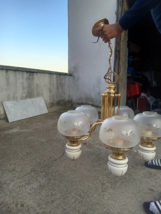 Lámpara antigua de techo