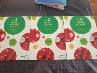 Libros de biología y geología