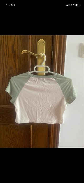 2 Camisetas Crop Shein Talla Única