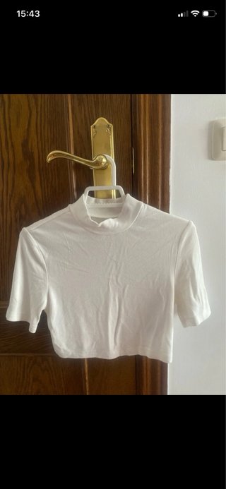 2 Camisetas Crop Shein Talla Única