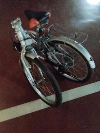 Bicicleta plegable aluminio