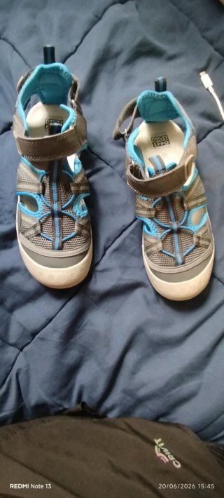 Sandalias Gios Eppo niño azul/gris