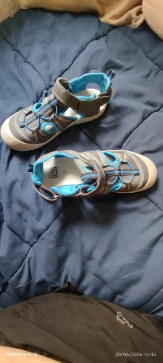 Sandalias Gios Eppo niño azul/gris