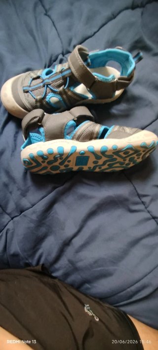Sandalias Gios Eppo niño azul/gris