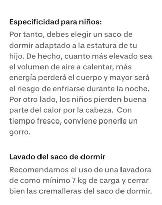Saco de dormir infantil Decathlon