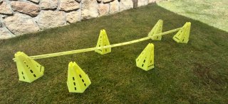Conos y picas entrenamiento Kipsta