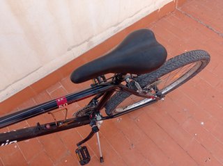 Bicicleta de montaña usada