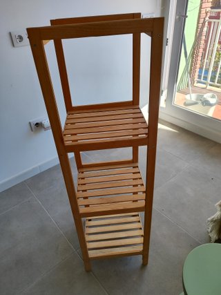 Estantería de madera 4 baldas