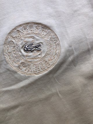 Camiseta Lacoste Talla S Amarilla