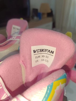 Patines de unicornio rosas para niña