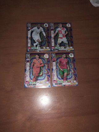 Lote 4 cromos fútbol panini limited edition
