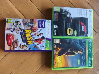 Lote Xbox 360 y Kinect: Forza, Halo, Rush
