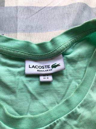 Camiseta Lacoste Verde Talla S