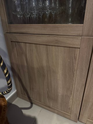 Vitrina Besta Ikea Grisáceo